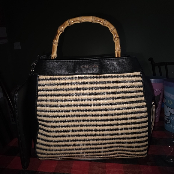 Anne Klein Striped Tote - Picture 2 of 2
